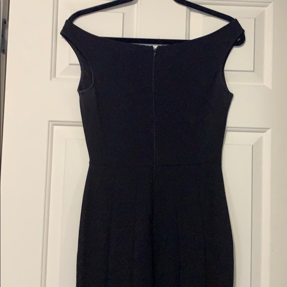 Black mermaid style gown off shoulder size 5 - Picture 5 of 5